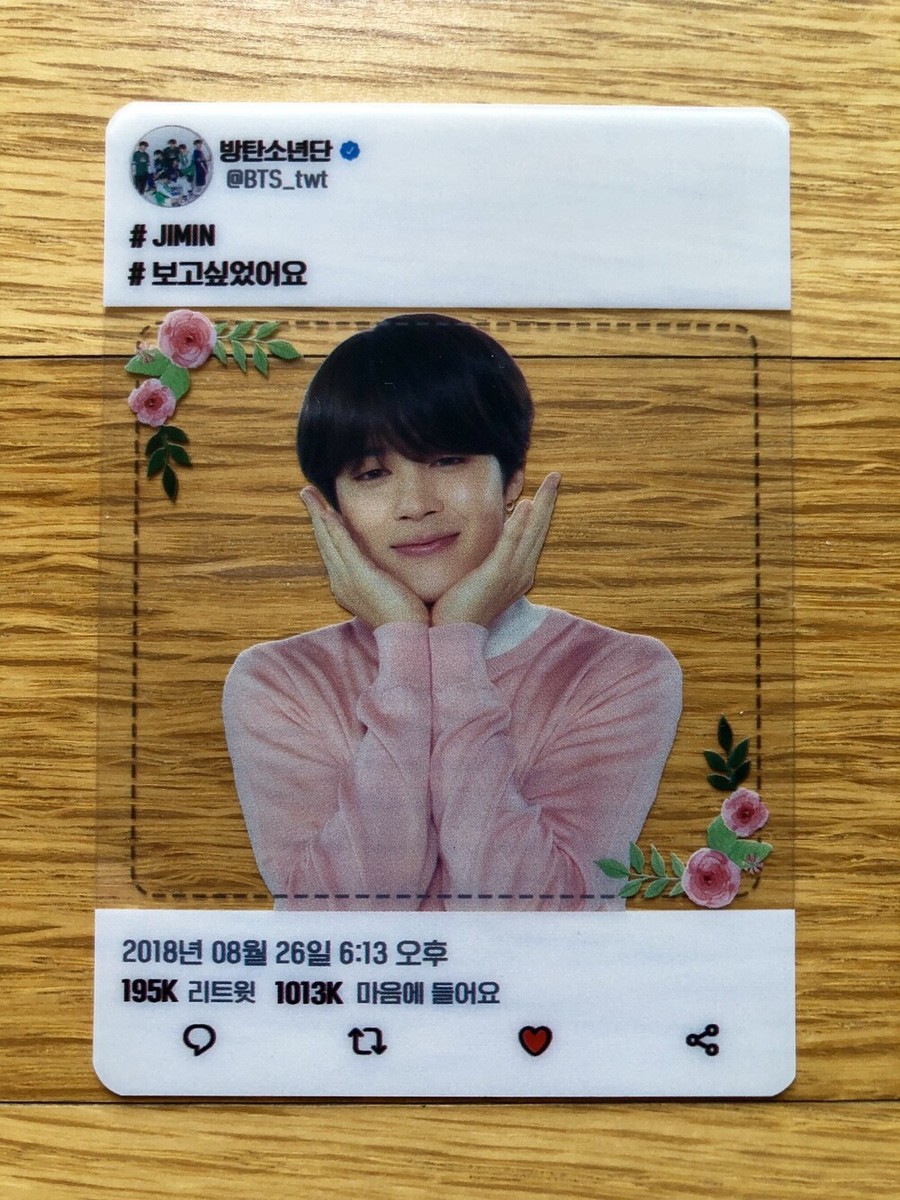 BTS 2018 World Tour LOVE YOURSELF ARMY Booth Photocards Select