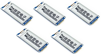 5pcs 2.9inch e-Paper Module E-Ink Display Panel 296x128 SPI Waveshare