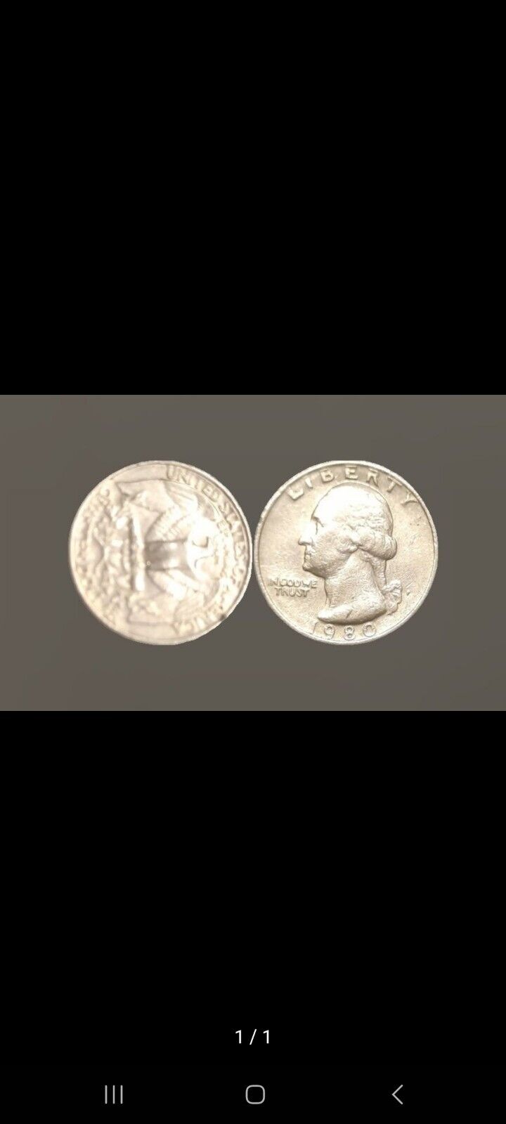 US 25 Cents 1980P Quarter Coin