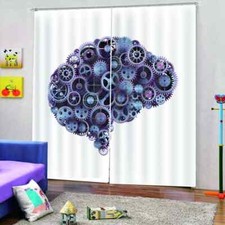 cloud consists of insignificant part Printing 3D Blockout Curtains Fabric Window