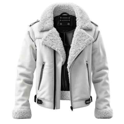 Herren Raf B3 Flieger Lammfell Leder Bomber Winter Fliegen Pilot Jacke Mantel UK