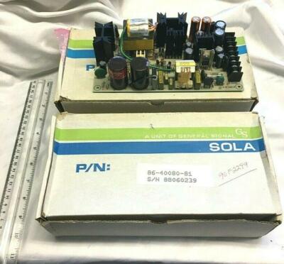 Sola Lot of 2, 80 W Multiple Output Switching Power Supply 086-40080-0000-81 New