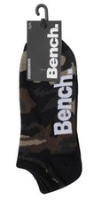 Bench Mens Robinson Liner Five Pack Trainer Liner Socks Assorted SIZE 6-11