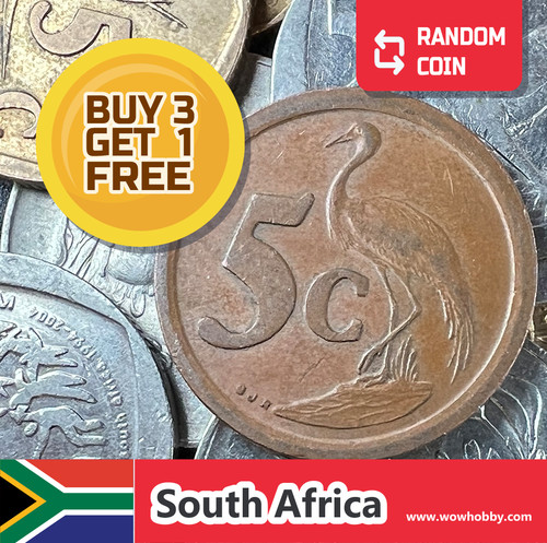 South Africa Coin | 1 Random Collectible Old South African Coin