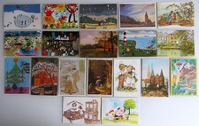 Motivkarten Lot 19 x Künstlerkarte Kunst div...