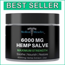 Maximum Strength 6000mg Hemp Salve - Fast Relief for Joints and Beautiful Skin