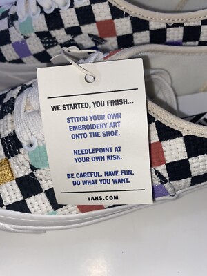 New Vans Authentic 44 DX Anaheim Factory Needlepoint/Checkerboard