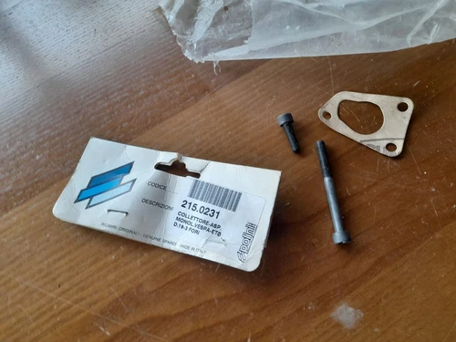 COLLETTORE ASPIRAZIONE MONOLAMELLARE Ø 19 POLINI 3F 215.0231 VESPA PK 50 - 125XL - Foto 9 di 14