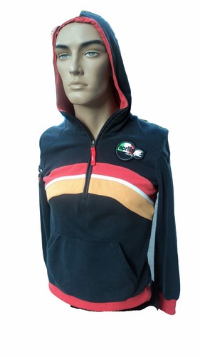 felpa aprilia racing donna M cotone scooter cappuccio cerniera a meta' |  eBay