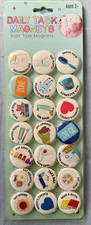 Evriholder Daily Task Magnets for Kids 21 Pack Ages 3+ NEW