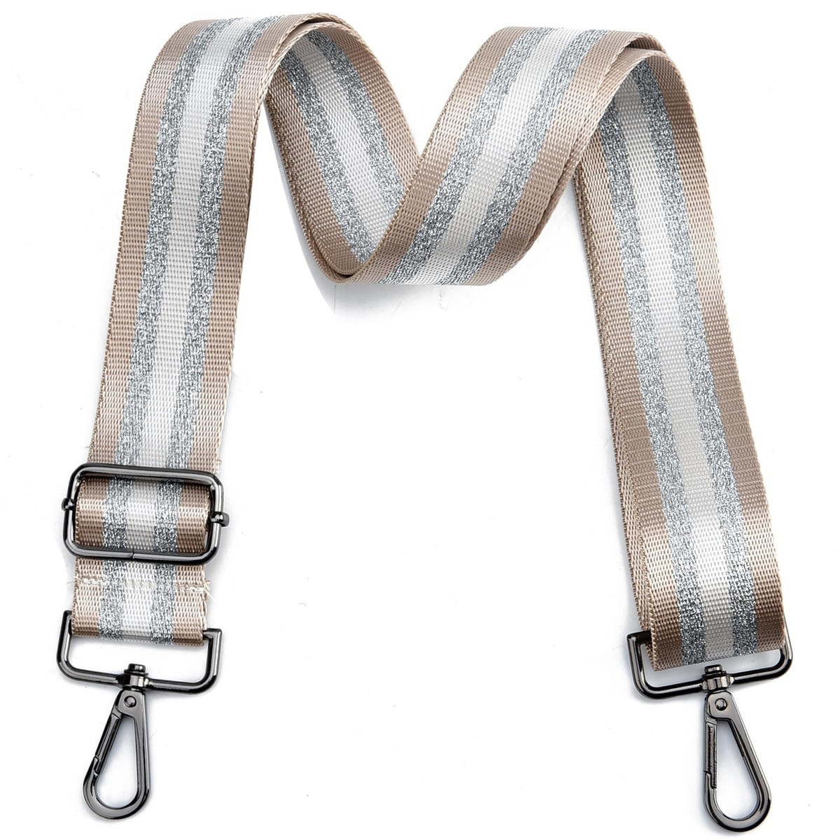 Black Hardware Purse Strap Adjustable Replacement Belts Wide Bag Straps for 