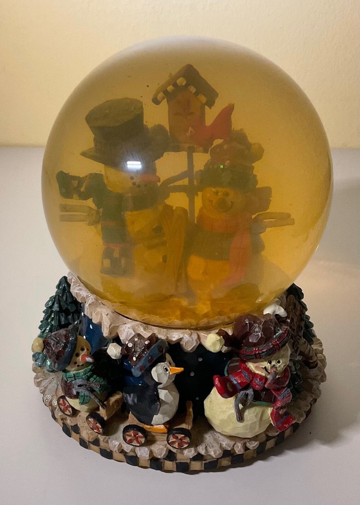 Musical Snowman Snow Globe for Christmas Decor