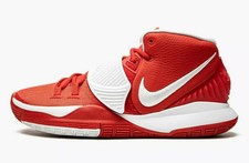 kyrie 6 white red