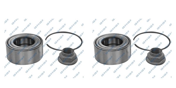GSP 2X Radnabe Radlagersatz Hinten FüR Land Rover Freelander 2 75 FA LF LN-image