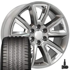 5696 Hyper 22 Inch 6x5.5 Rims Goodyear Tires Fit Cadillac Gmc Chevy