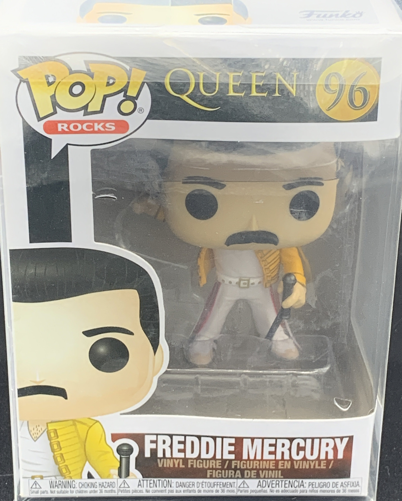 Funko POP Queen #96 Freddie Mercury Jacket Wembley Vinyl NEW