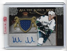 2011-12 CROWN ROYAL ALL THE KINGS MEN JERSEY AUTOGRAPH #27 HENRIK SEDIN 018/100