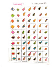 ANANYA SUHAG 140 GLITTERS KUMKUM SPIRAL BOOK velvet bindi BUY 1 GET 1 in stock