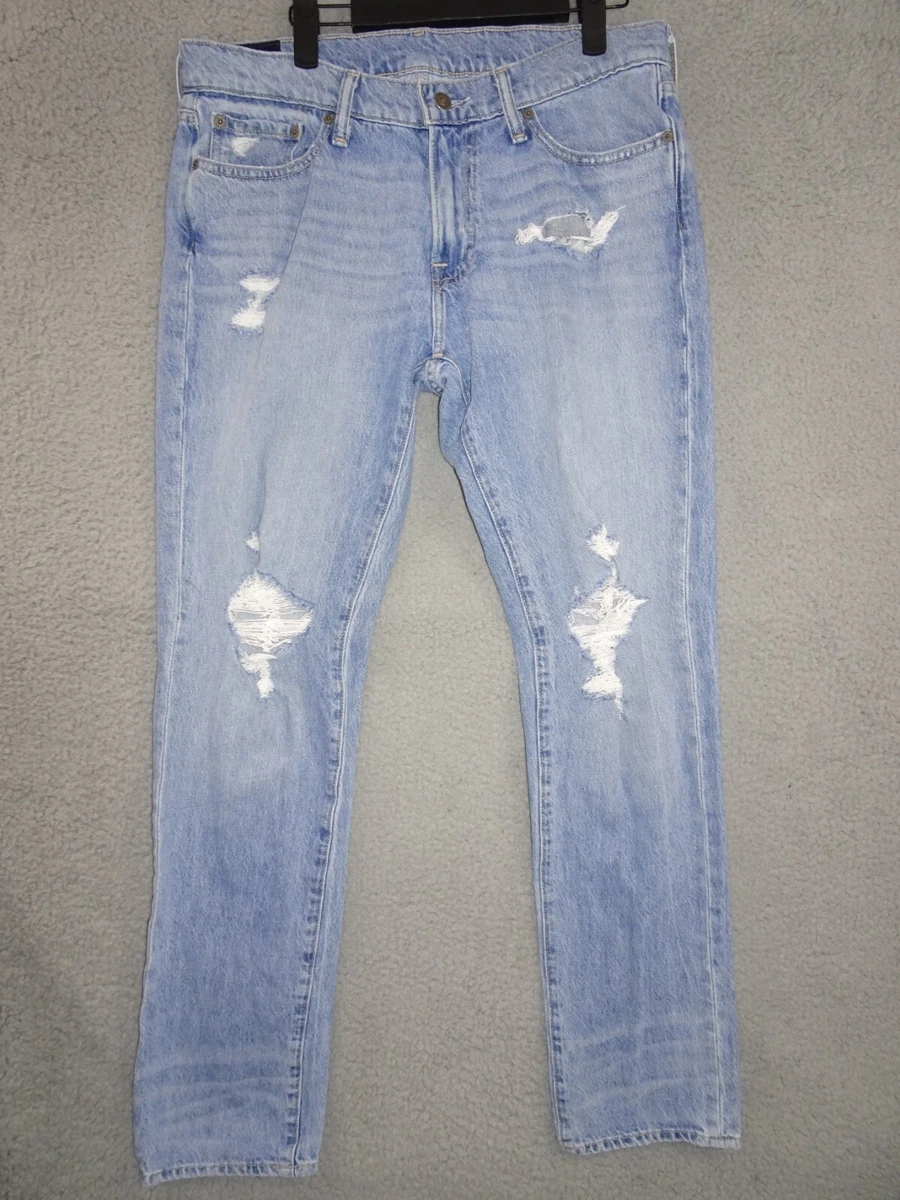 Abercrombie Fitch Mens Jeans Langdon Slim Stretch Denim Blue Size 32x32