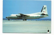 Postcard Airline ALISARDA Fokker F27-100 I-SARQ - AVIMAGE No. 73 AUC1.