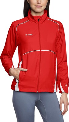 JAKO ladies Präsentationsjacke Passion Jacket, Soccer Sport Red / White, 44