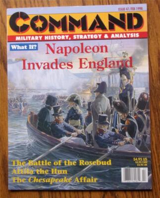 XTR Command Magazine #47 : Napoleon Invades England & Attila Games (UNPUNCHED)