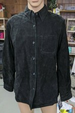 Sonoma Jean Company Black Suede Jacket / Blazer Size L Bust 44"