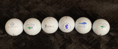 Edgewood Lake Tahoe Golf Course Logo Golf Ball Pinacle Nike Tahoe City 6 Balls