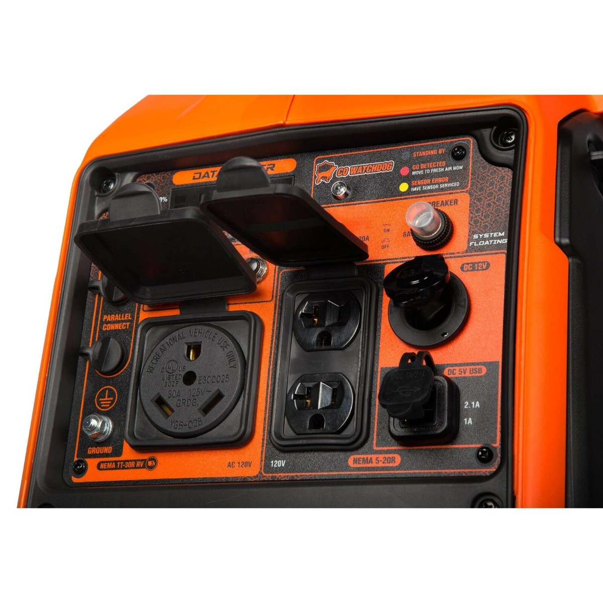WEN 56360iX 3600W Portable Inverter Generator, RV-Ready/Fuel Shut 