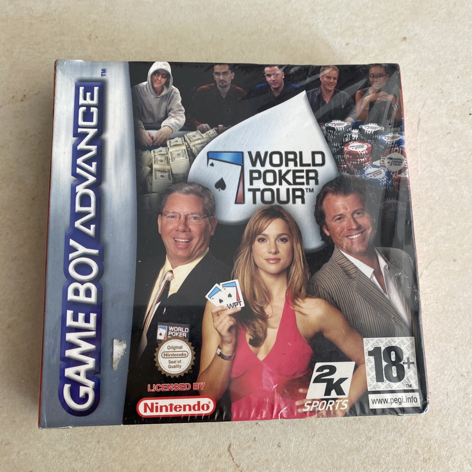 Jeu World Poker Tour  -Gameboy Advance Nintendo Game Boy GBA Neuf Blister