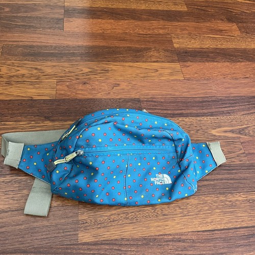 Northface Fanny Pack Bag Blue Dots