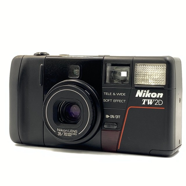 Nikon TW2D Black 35 / 70mm Macro Tele & Wide Point & Shoot Film Camera