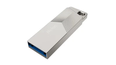 Netac UM1 64GB Slim Metal USB3.2 Memory Stick Flash Drive UK Seller