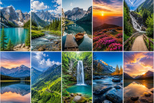 6D  8D Desktop Wallpaper Album  20 Premium HD Digital Pictures  Wall Art Printa