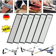 6 Stück Diamant Schleifstein Set, Diamantplatte, Messerschärfer-Stein 120-3000#