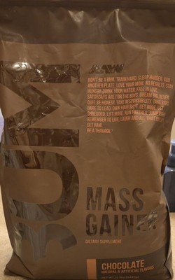RAW BUM MASS GAINER 12 lb Size ( 20 Servings ) Chocolate Flavor BEST BY 5/26