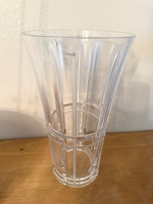 Christofle Crystal, Scottish Flower Vase, 11.75 