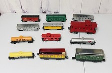12 Vintage O Scale Gauge Train Cars Tank Lionel BO Sheel Santa Fe Virginian Lot