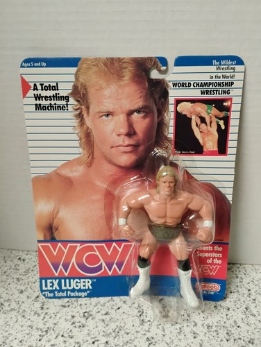 1990 WCW Wrestling Galoob Lex Luger Action Figure ...
