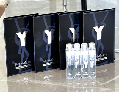 #ad #ad YSL Yves Saint Laurent Y Eau de Parfum Men#x27;s Spray X 4Samples 0.04 fl oz 1.2ml $17.95