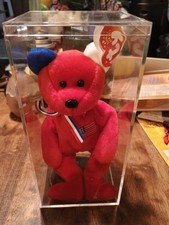 Ty Beanie Baby "AMERICA" - 9/11 Bear Mint In Case 45