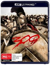 300 4K UHD  Region B  Blu-ray - DVD - New