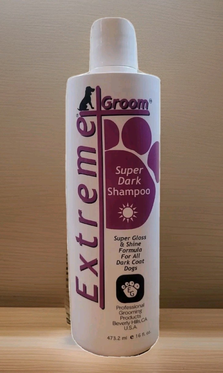 Extreme Groom For Dark Coated Gloss & Shine Formula 16 Oz., New