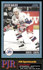 Lucien DeBlois 1992-93 Score Canadian #371 Winnipeg Jets