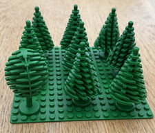 9 Vintage Lego Trees Baseplate Not Included