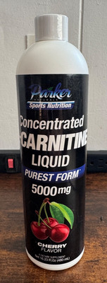 16 oz Parker Naturals Concentrated Cherry Flavored L-Carnitine Liquid 5000mg