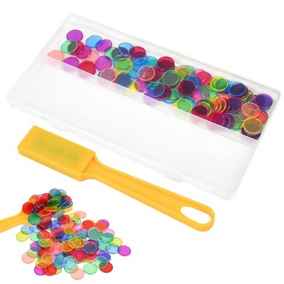Magnetische Stäbe mit 100 Bingo Chips Magnetstab mit Chips Magnetstab Bingo S...