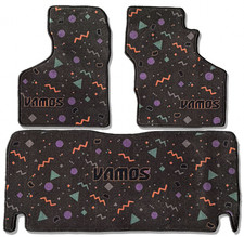 Rhd Honda Vamos - Muted 90s Mix - Replica Floor Mats - Fronts Rear 3pc