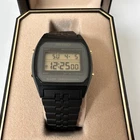 Seiko Alarm Chronograph Black Case & Bracelet A904-5019 Vintage Rare Watch