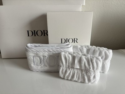 DIOR Beauty 2026 White Terry Head/Wrist Bands NIB GWP